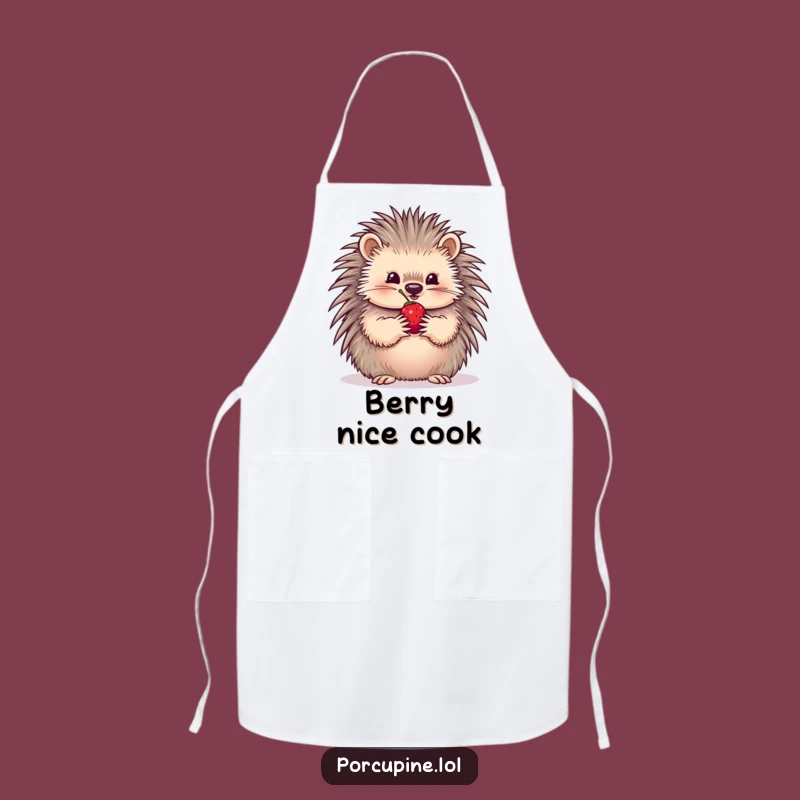 Funny Giving Porcupine Apron: Share Smiles with Humorous Kitchen Gear