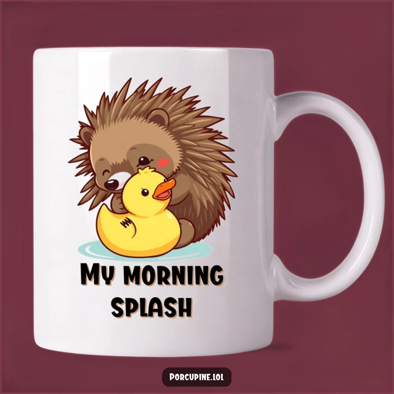 Funny Porcupine Duck Poke Mug - The Hilarious Gift for Playful Personalities