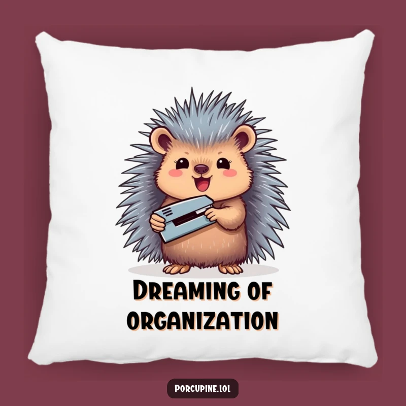 Funny Porcupine Pillow - Office Champion Decor, Perfect Funny Gift