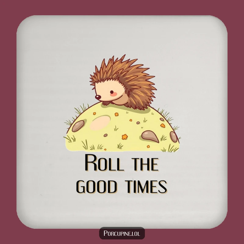 Funny Porcupine Rolling Coaster - Protect Surfaces With Humor