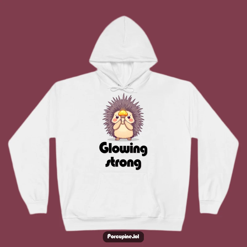 Cozy Funny Magic Porcupine Hoodie: Stay Warm with Enchanting Humor