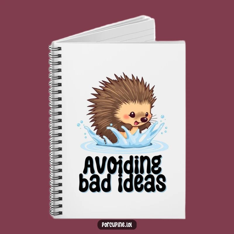 Funny Dodging Porcupine Notebook: Jot Down Your Agile Ideas!