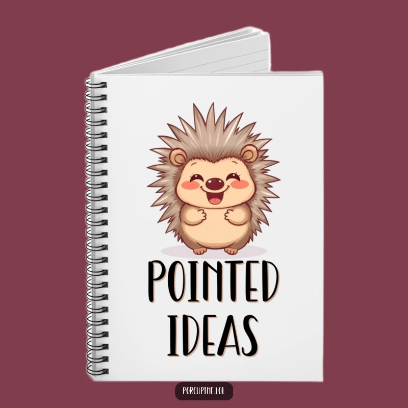 Funny Porcupine Quill Notebook: Happy Prickly Journal Gift!