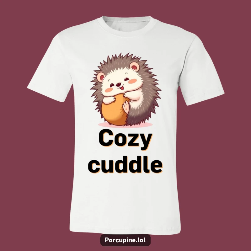 Funny Rolling Porcupine T-Shirt: Playful and Hilarious Style for Everyone