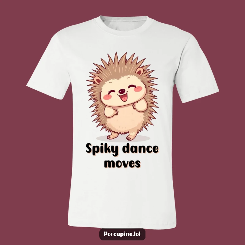 Funny Dancing Porcupine T-Shirt: Groovy Quills for a Hilarious Look