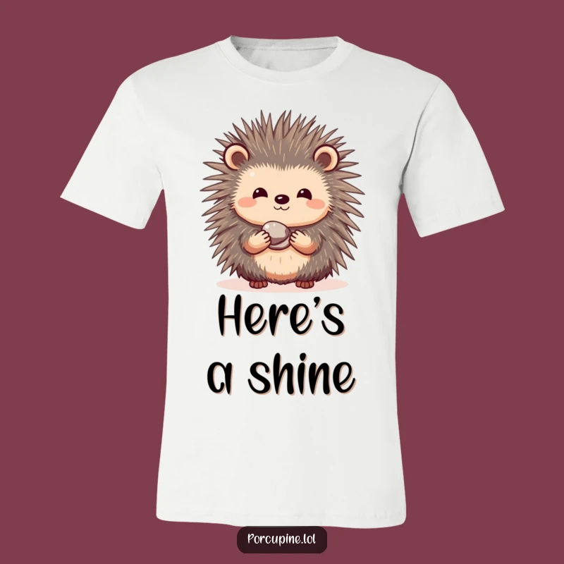 Funny Porcupine Shy Gift T-Shirt - Cute Prickly Kindness Apparel Gift