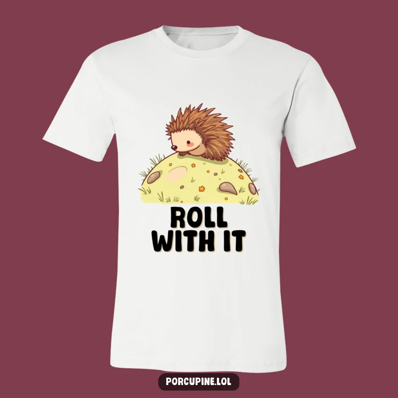 Funny Porcupine Rolling Tee - The Ultimate Hilarious Casual Wear